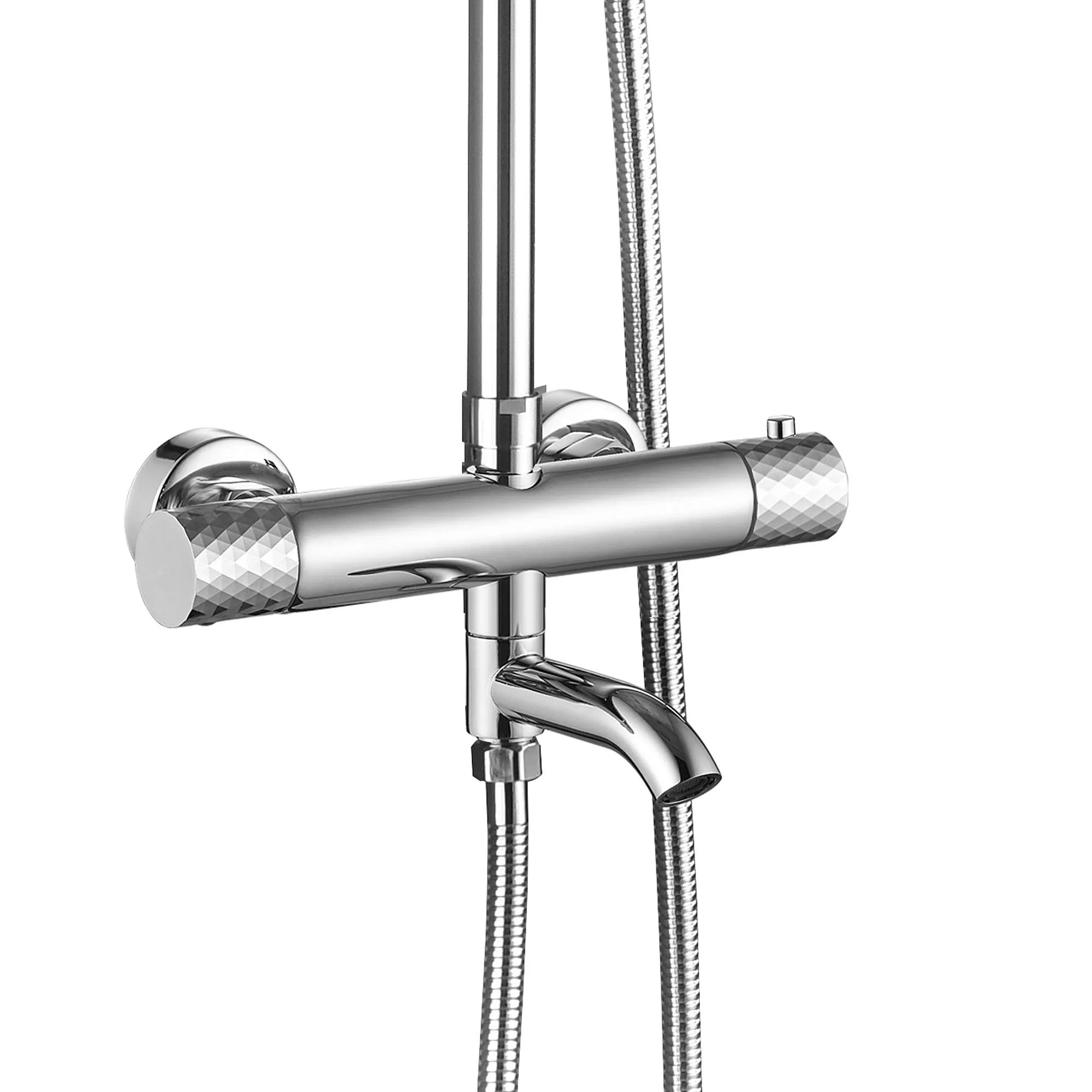 Termosztátos Zuhanyszett Lungo Diamond Chrome 2
