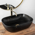 Pultos Mosdó Rea Belinda Black Marble Mat 2