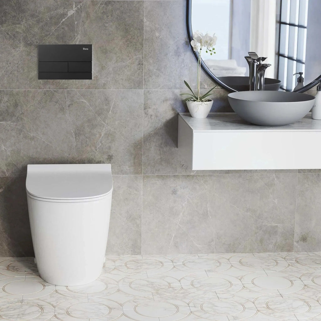 Falba Építhető Wc Tartály K011A-Q T Black 2