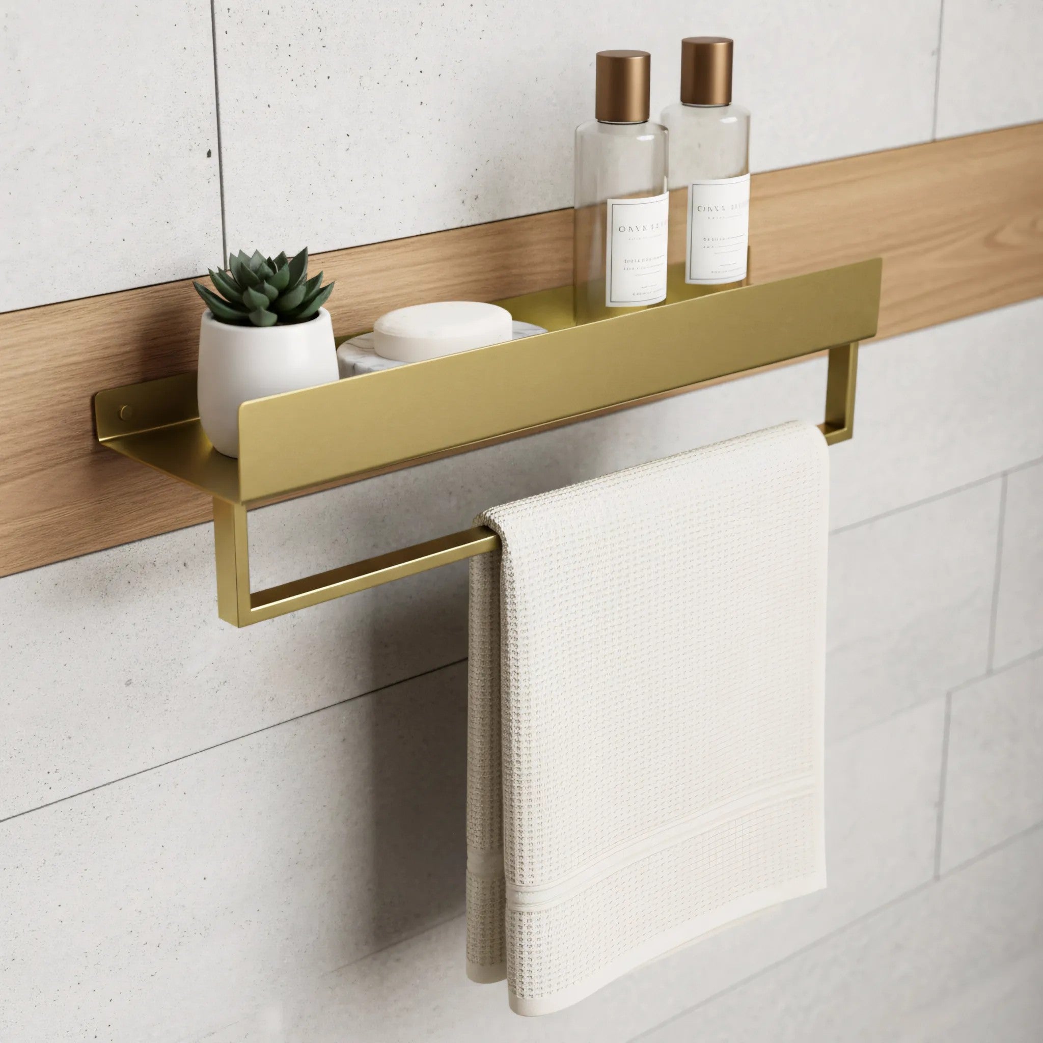 Fürdőszobai Polc SF01 45cm Gold Brush 2