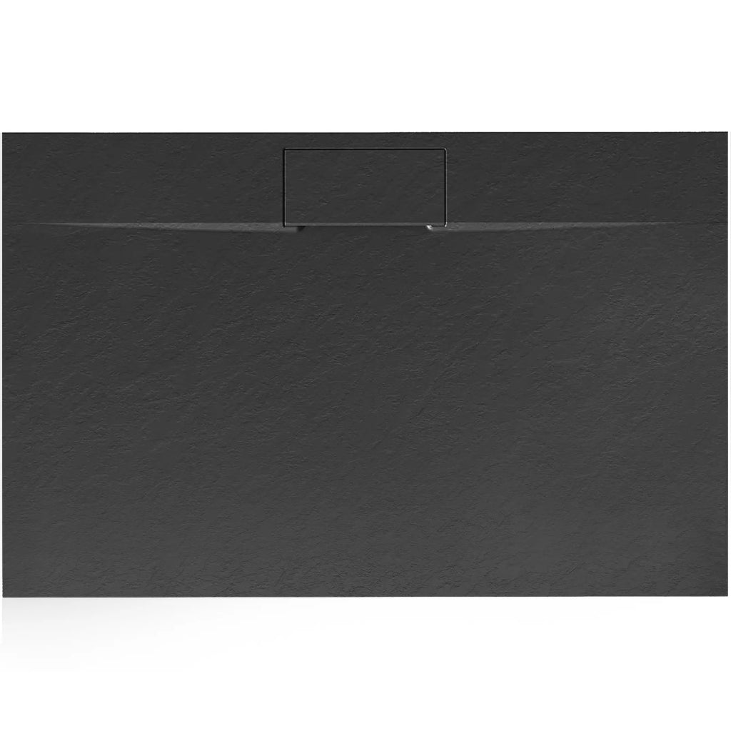 Zuhanytálca Bazalt Black Long 90x120 2