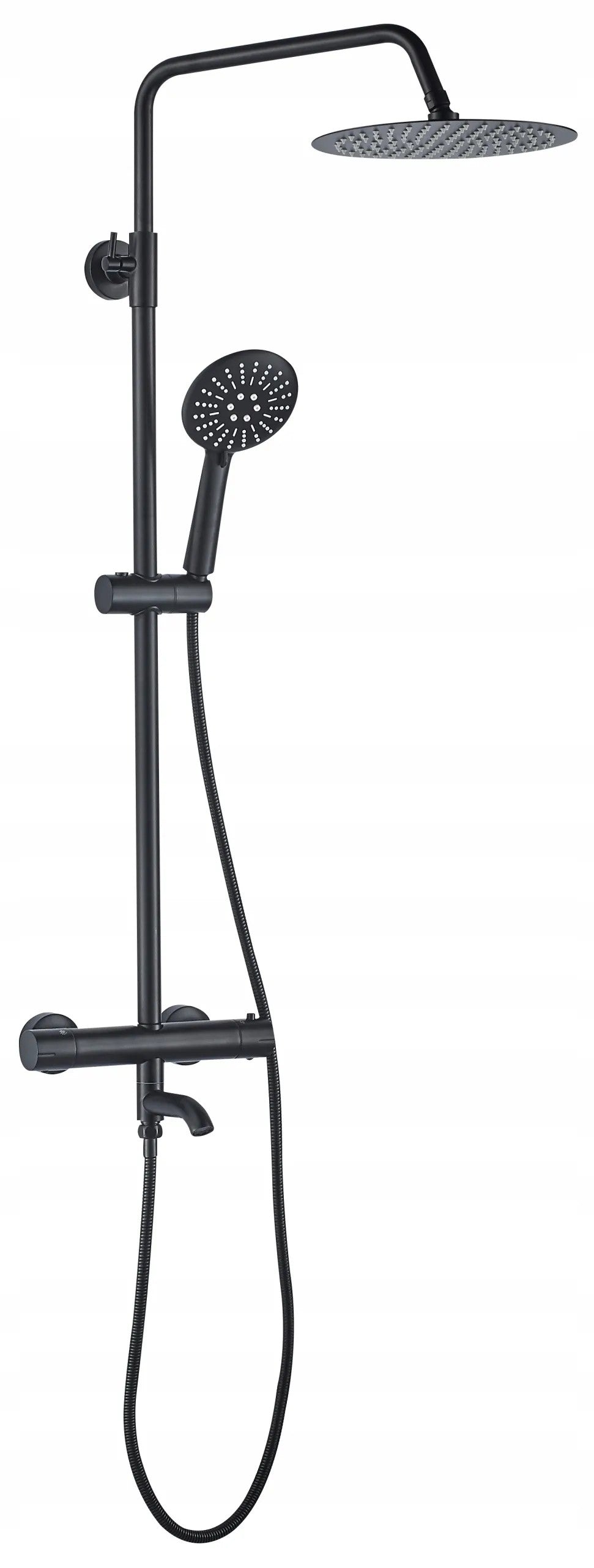 Termosztátos Zuhanyszett Rea Lungo Black 2