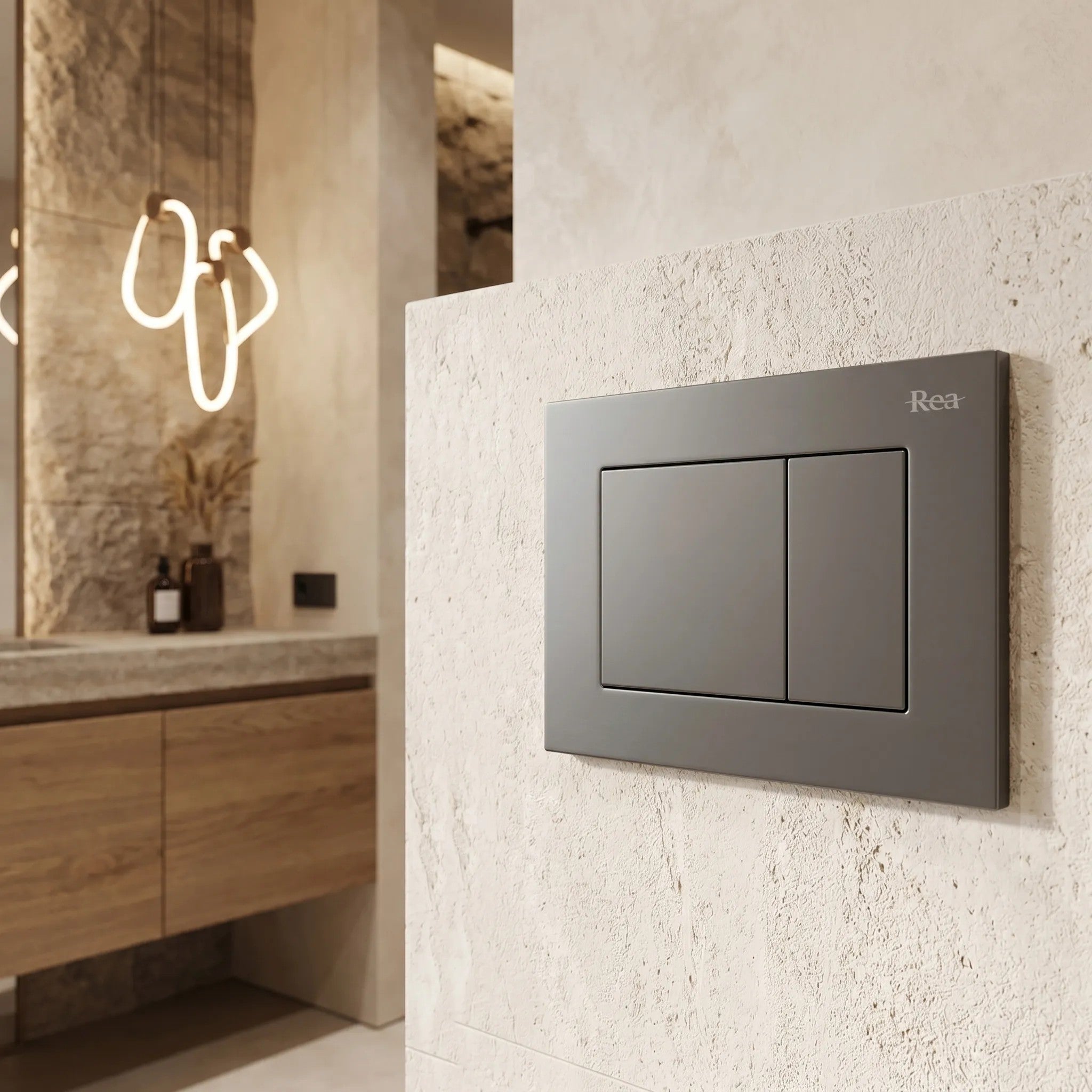 Beépíthető WC Tartókeret Szett Slim 024N J Titan Nyomólappal 2