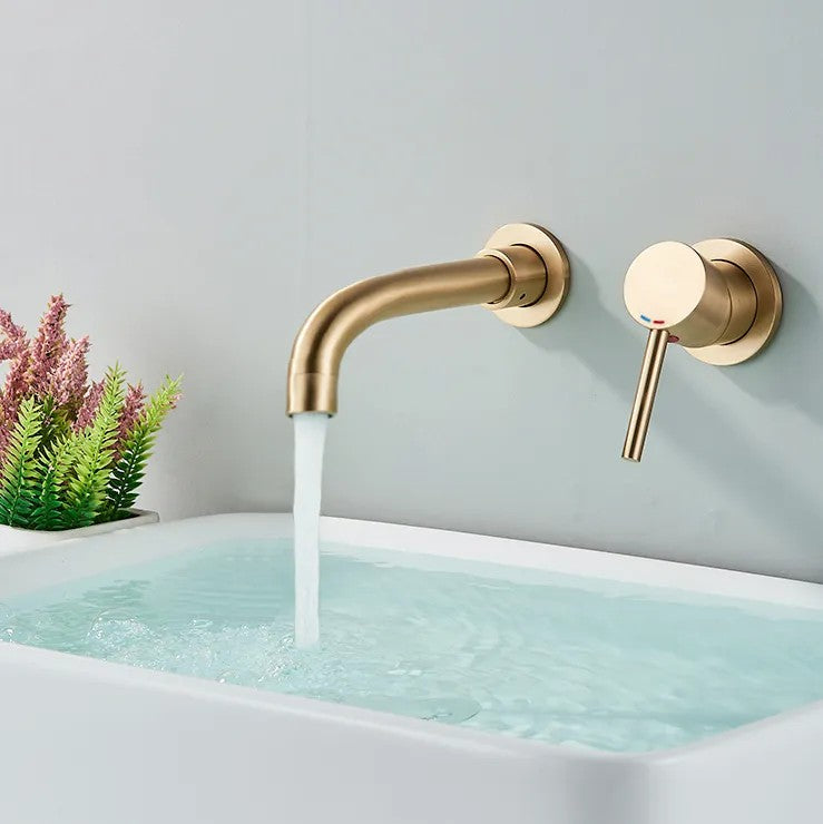 Falra Szerelhető Csaptelep Rea Lungo Long Gold Brush + Box 2