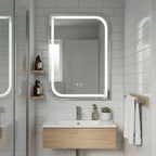 LED Tükör ZONE 80x60 BRUSH NICKEL 2