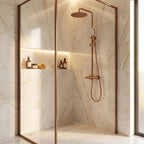 Termosztátos Zuhanyszett Drop Brush Copper 2