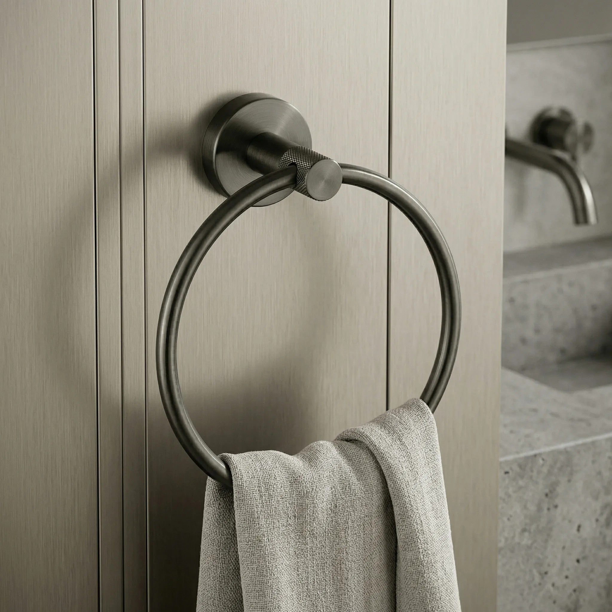 Fürdőszoba Fogas Ring 6610 Modern Titan 2