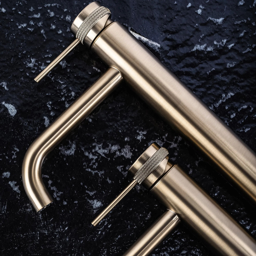 Fürdőszobai Csaptelep Rea Lungo Grip Brush Gold Low 2
