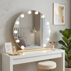 LED Tükör HOLLYWOOD L. Gold 50 Cm 2