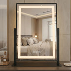 LED Tükör LUMI Black 30x40cm 2