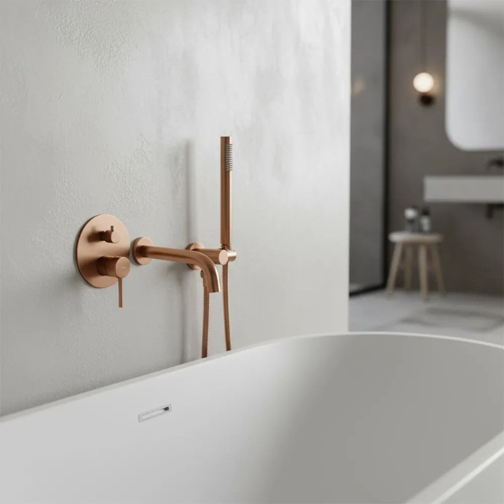 Fürdőkád Csaptelep Rea Lungo Brush Copper + Box 2