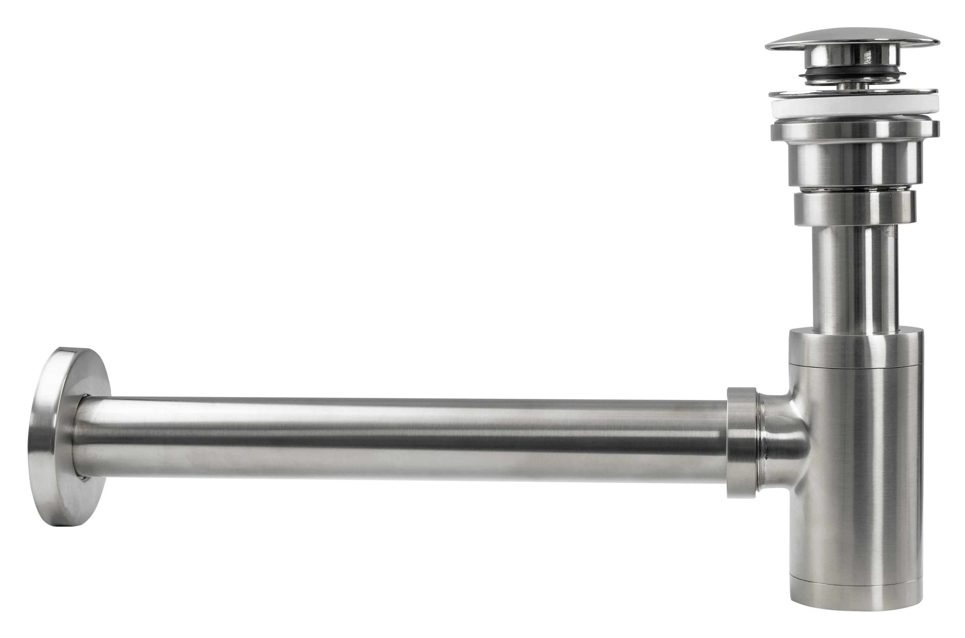 Szifon Click-clack BRUSH NICKLE INOX 2