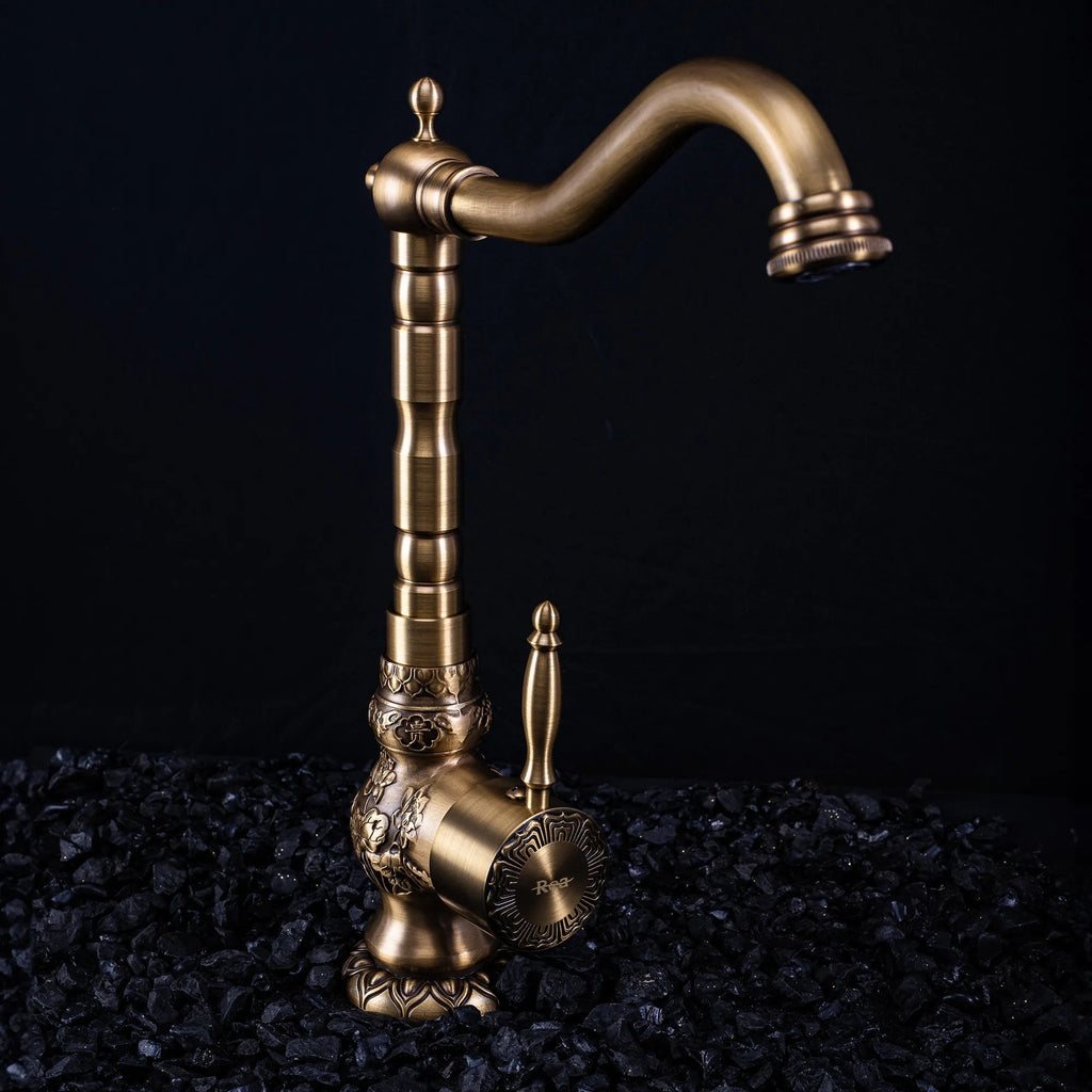 Konyhai Fürdőszobai Csaptelep Rea VENICE Antique Bronze 2