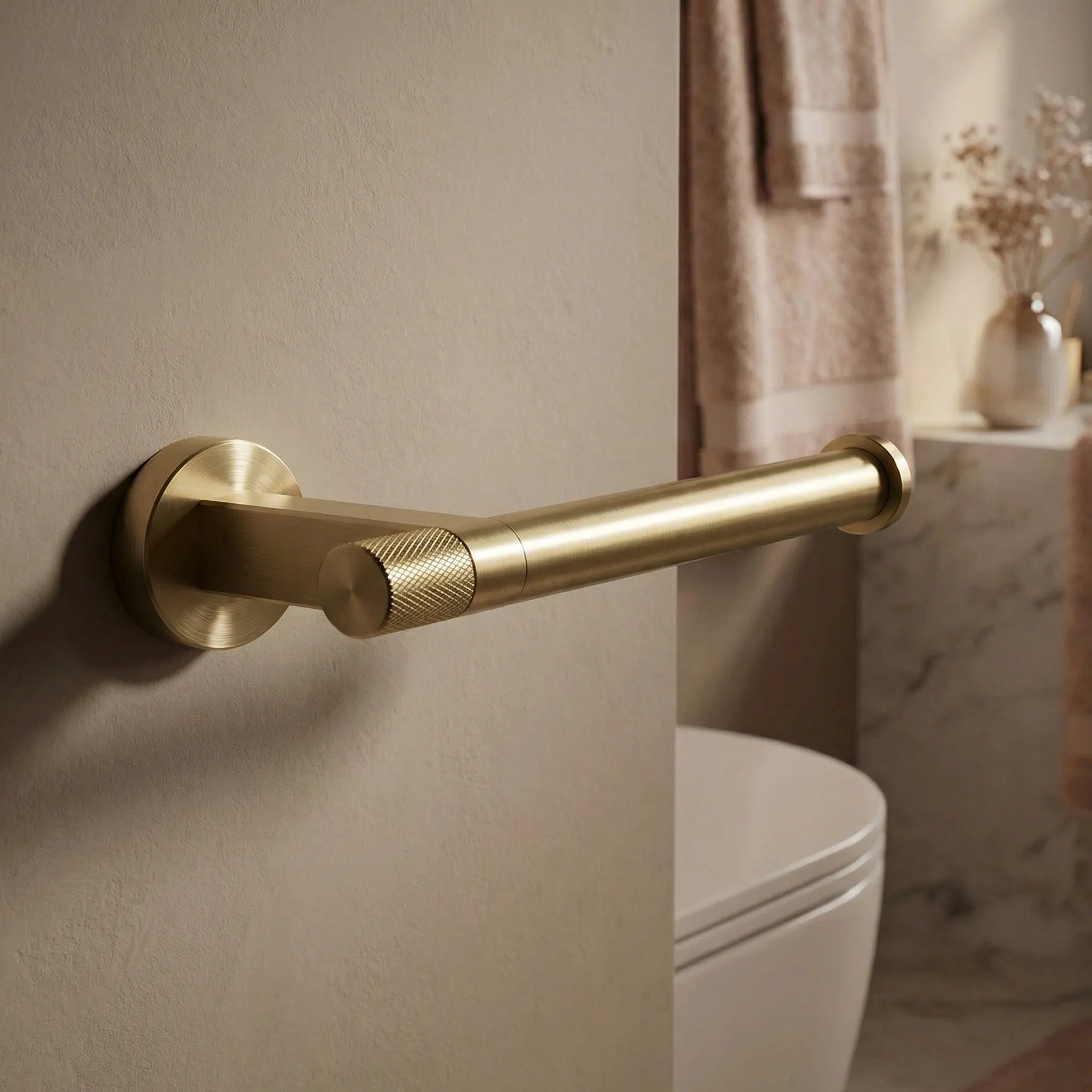 Falra Szerelhető Wc Papír Tartó 39105 ORI Brush Gold 2
