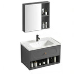 Fürdőszobabútor Szett Mosdóval River 60cm Grey 2