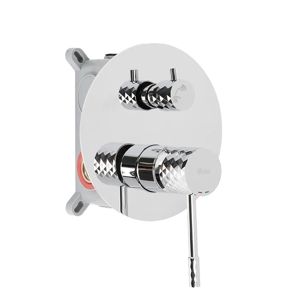 Zuhanyszett Rejtett Rea Lungo Diamond Chrome + Box 2