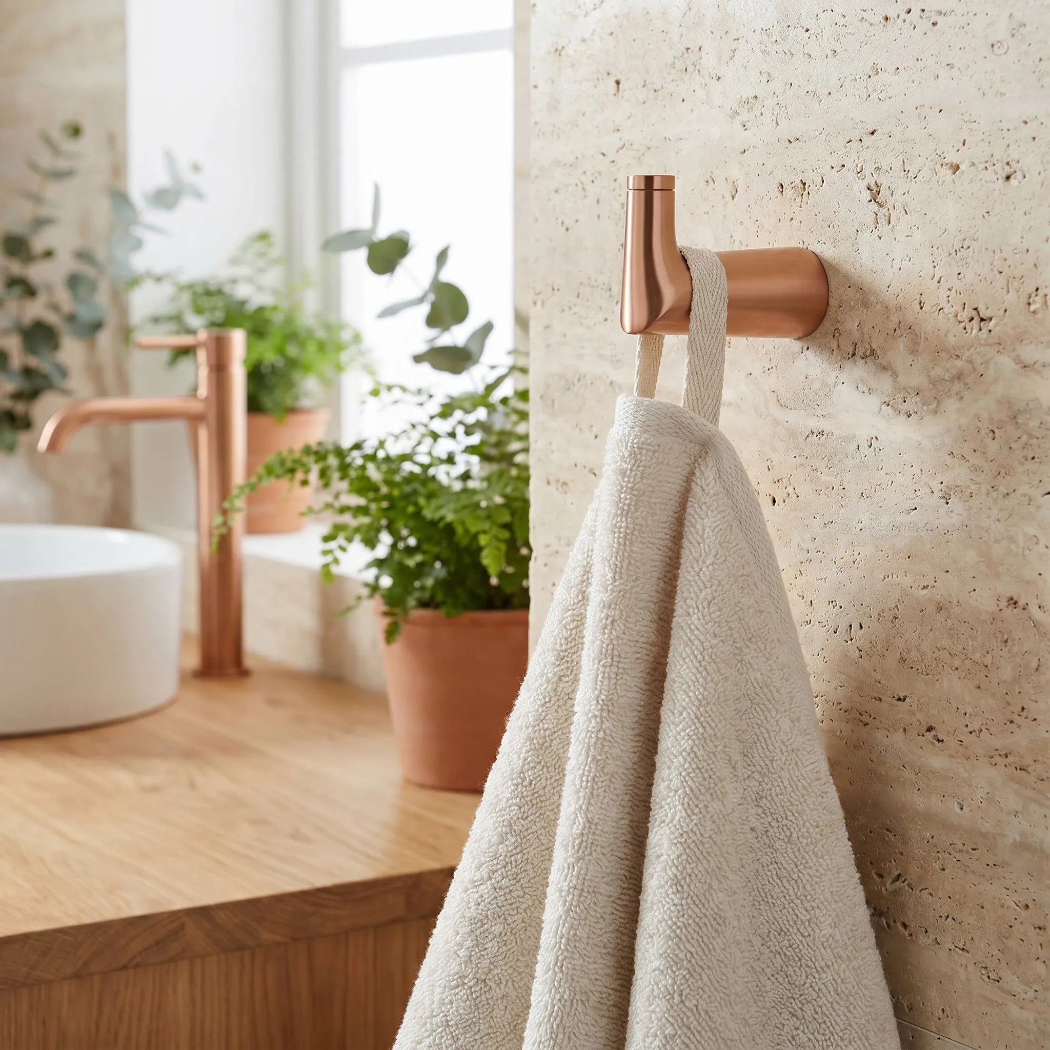Fürdőszobai Akasztó 16204 Vibe Brush Copper 2