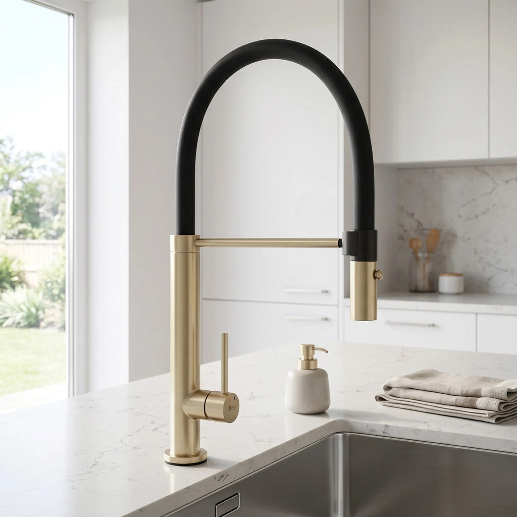 Konyhai Csaptelep Rea Viera Gold Brush 2