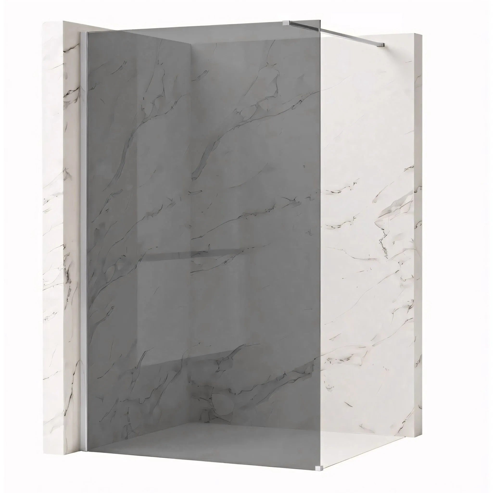 Zuhanyfal Rea Flexi Grey / Chrome 100 2