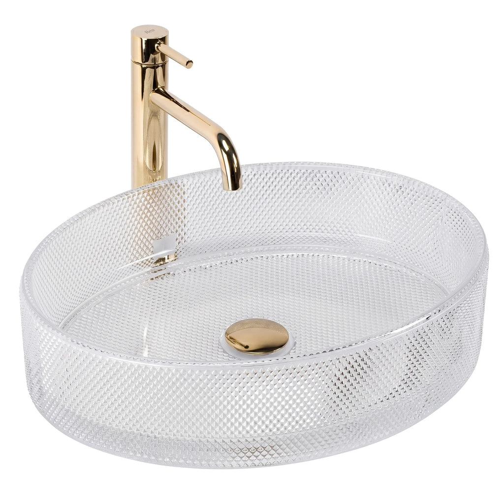 Pultos Mosdókagyló REA Mirella Transparent 2