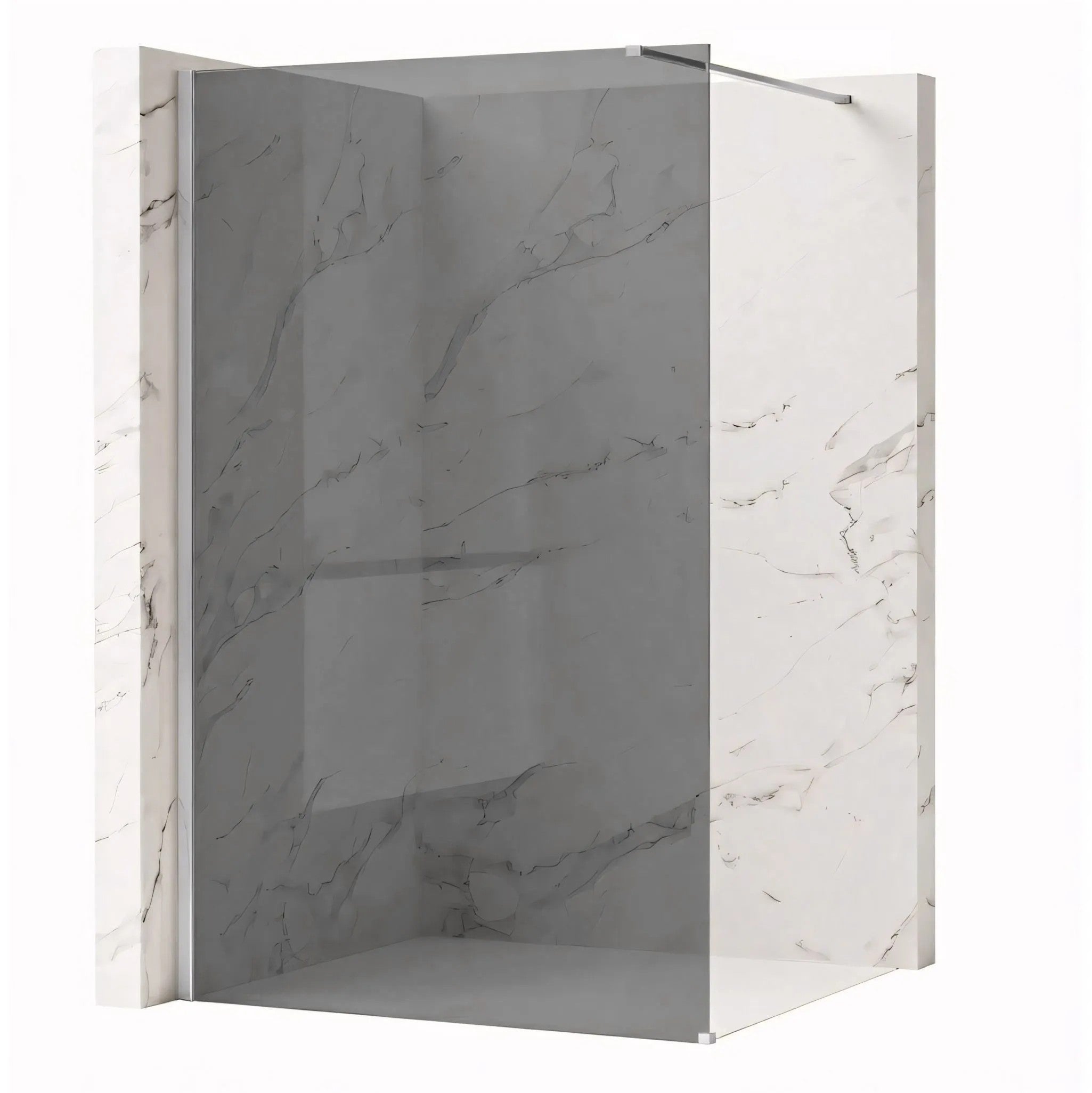 Zuhanyfal Rea Flexi Grey / Chrome 130 2