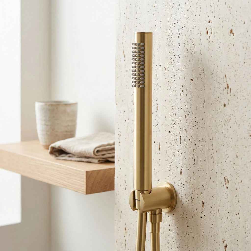 Rea JS-018 BRUSH GOLD Zuhanyfej 2