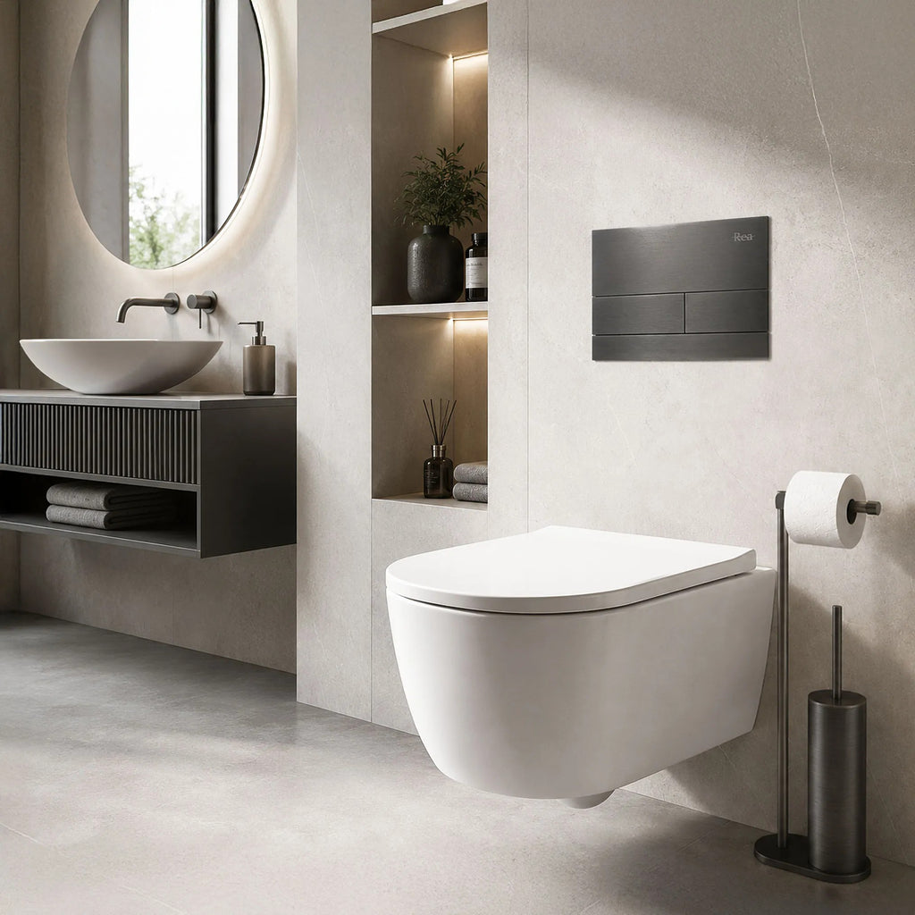 WC Öblítő Gomb K011A-Q És Slim024N Rea T Titan 2