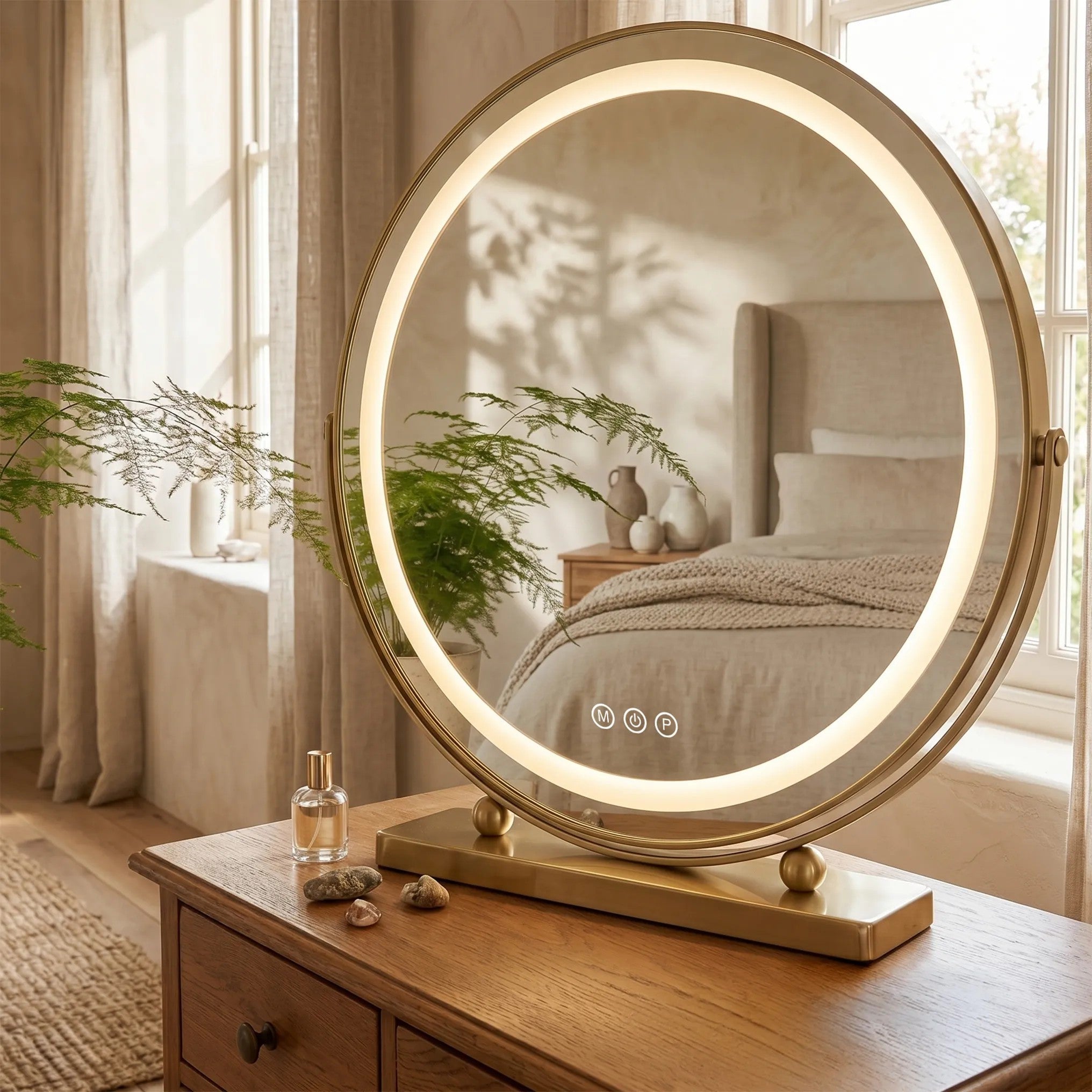 LED Tükör MAKE-UP L.Gold 50 Cm 2