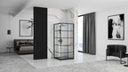 Zuhanykabin Rea Concept Black 90x90 Zuhanytálca Nélkül 2