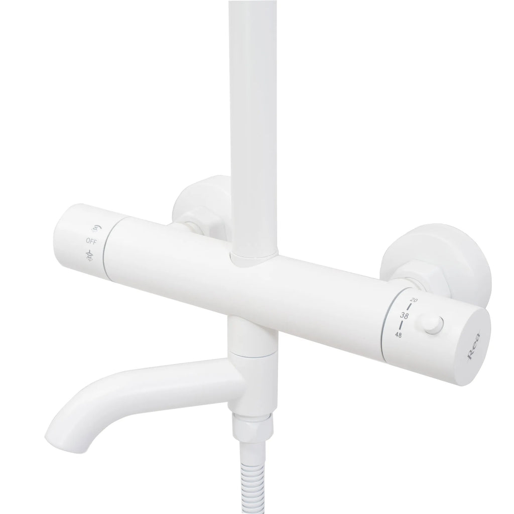 Termosztátos Zuhanyszett Rea Lungo White Matt 2