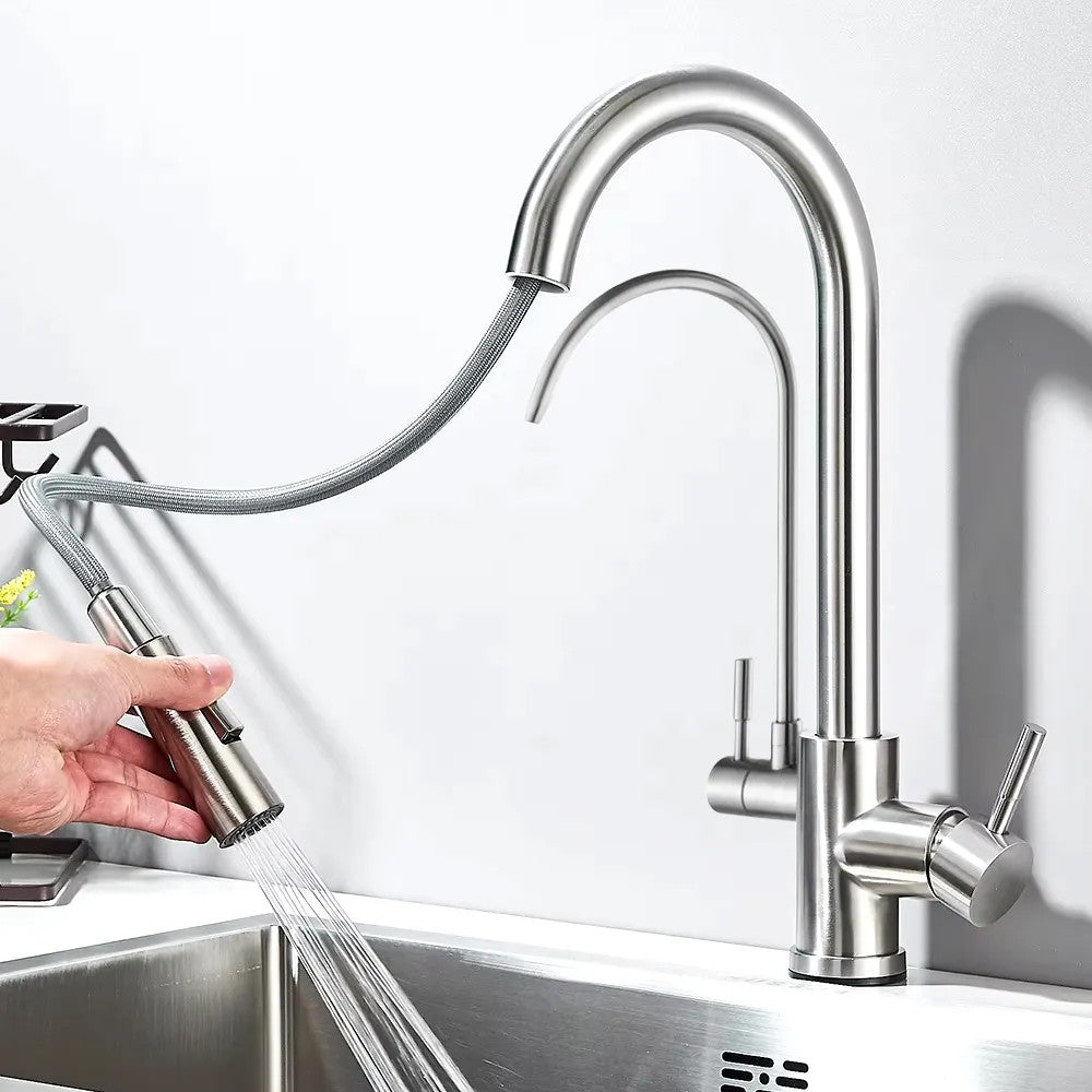 Konyhai Csaptelep Rea Eco Fresh BRUSH NICKEL 2