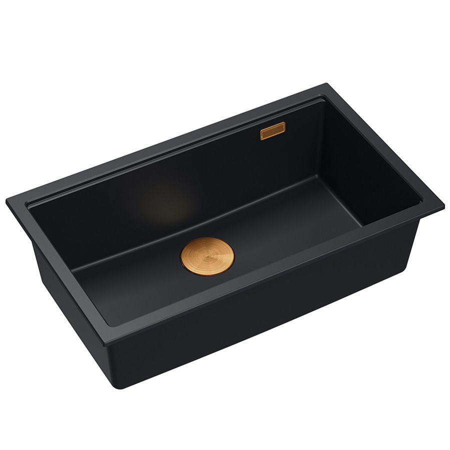 Gránit Mosogató Logan 110 Black Fekete 3
