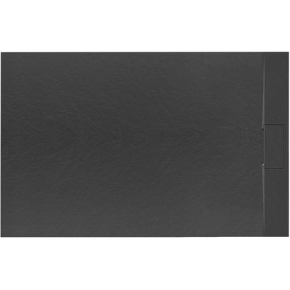 Zuhanytálca Bazalt Black 90x120 2