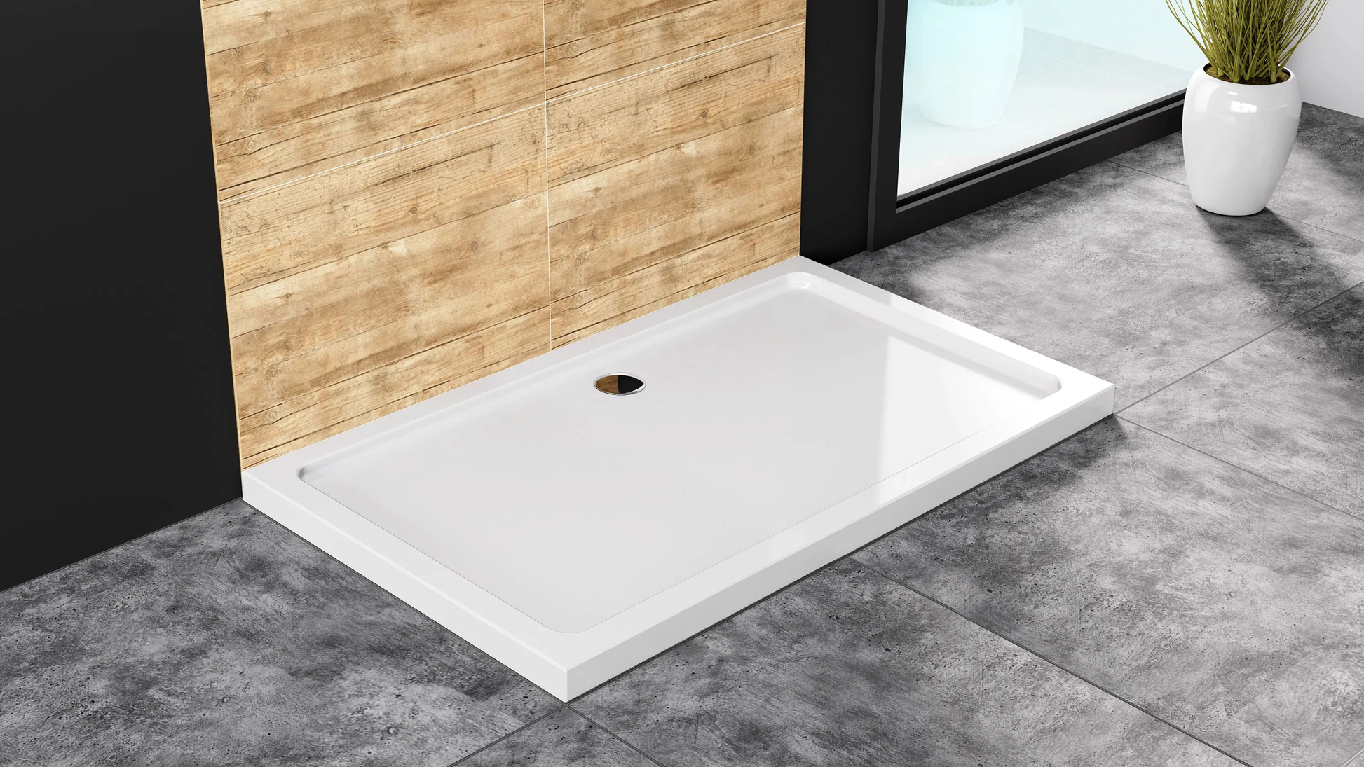 Zuhanytálca Rea Savoy White 80x100 3