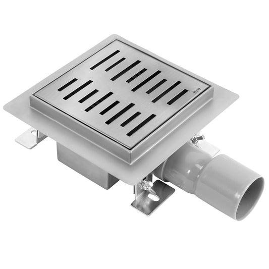 Zuhanylefolyó Rea Line 150x150 Nickel Brush 1