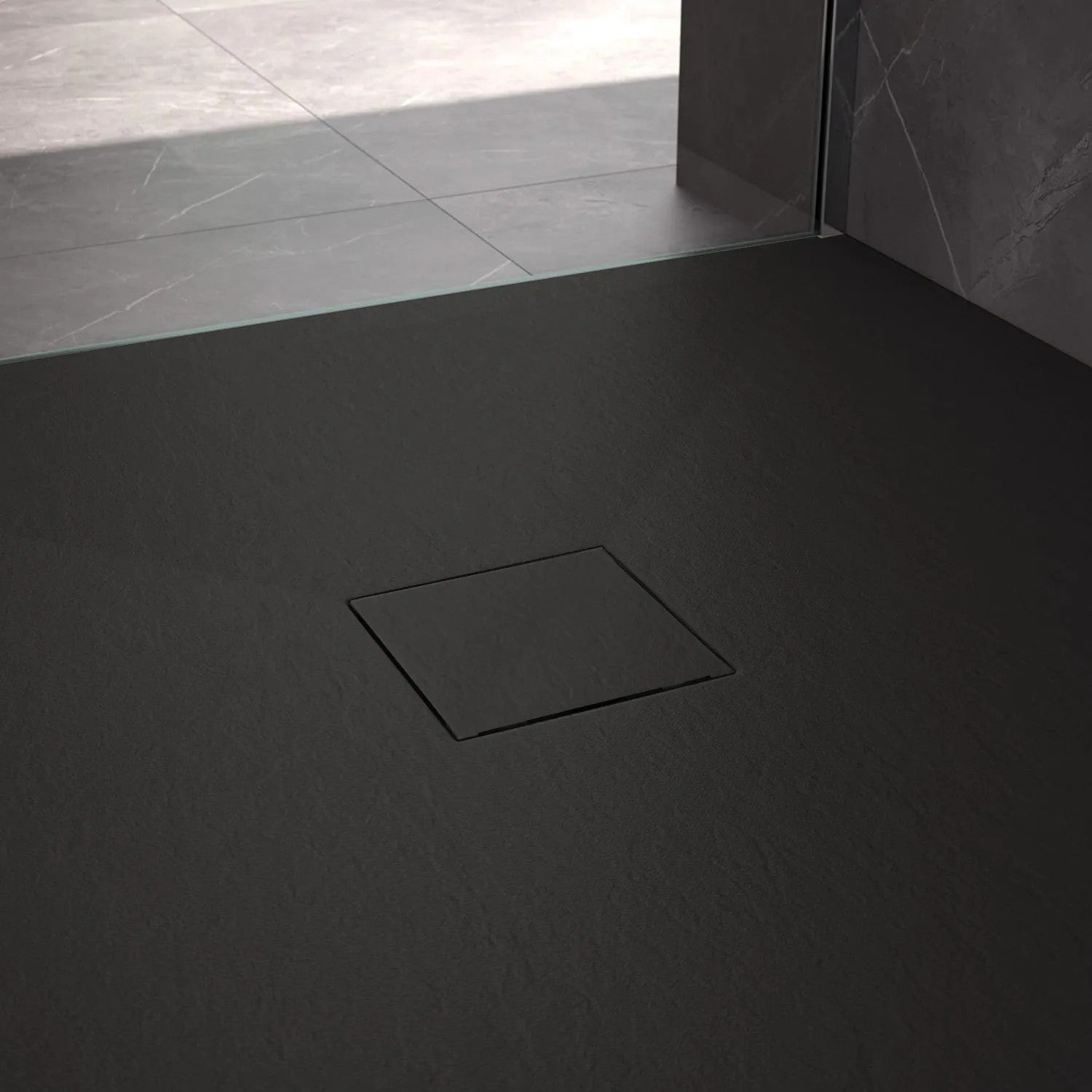Zuhanytálca Magnum Black 120x80 3