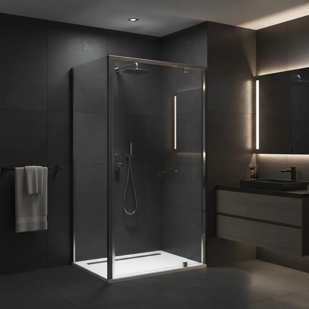 Zuhanykabin Rea Primo Swing 100x80 Chrome 3