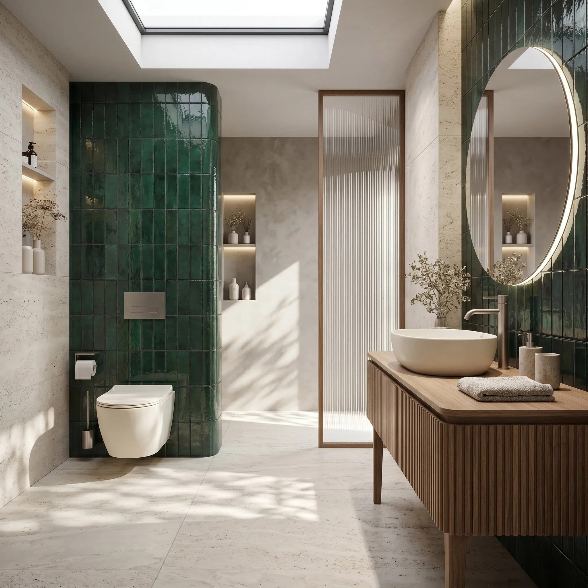 Focus Fali WC Csésze Szett + Pultra Szerelhető Mosdó Rea Focus Creme 3