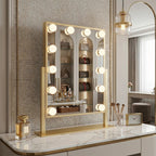 LED Tükör HOLLYWOOD L.Gold 30x40 3