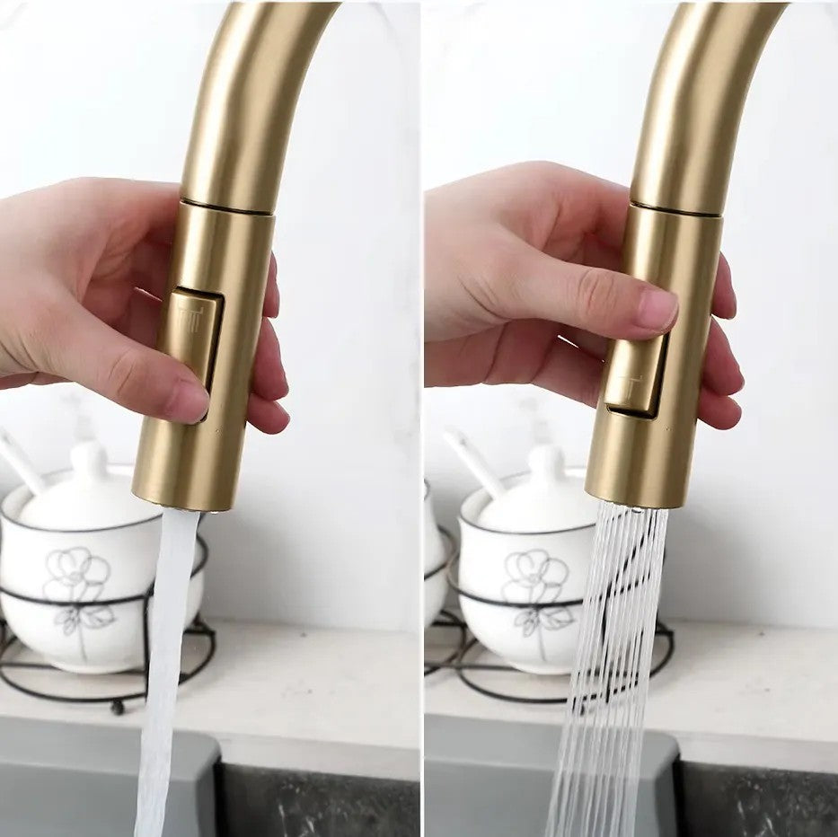 Konyhai Csaptelep Rea Eco Fresh BRUSH GOLD 3