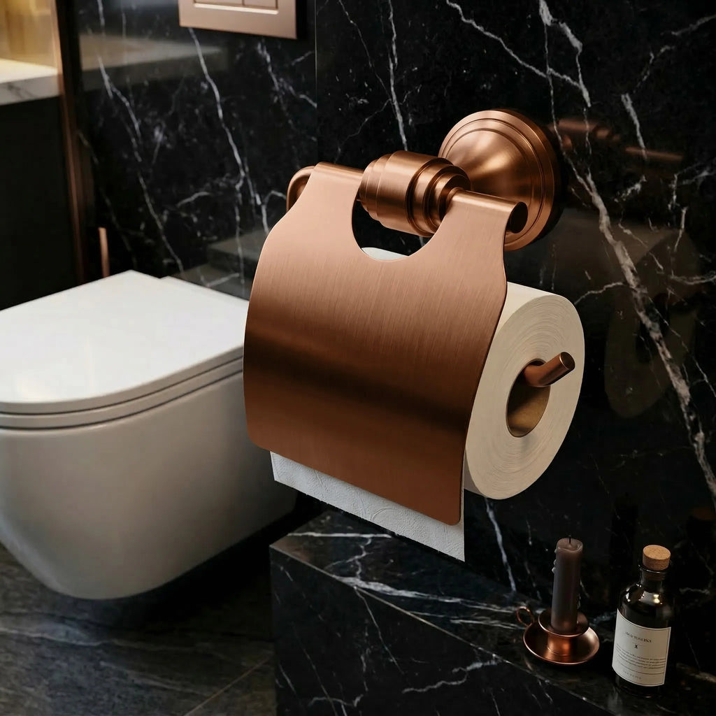 WC-papír Tartó 1608 Aristo Csiszolt Réz 3
