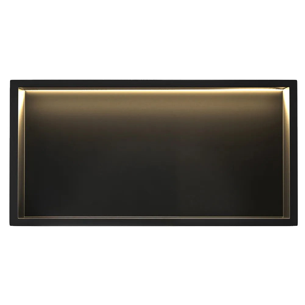 Süllyesztett Fürdőszobai Polc LED 30x60 Black 3