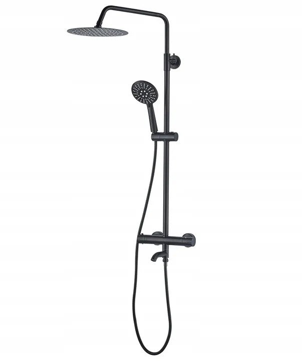 Termosztátos Zuhanyszett Rea Lungo Black 3