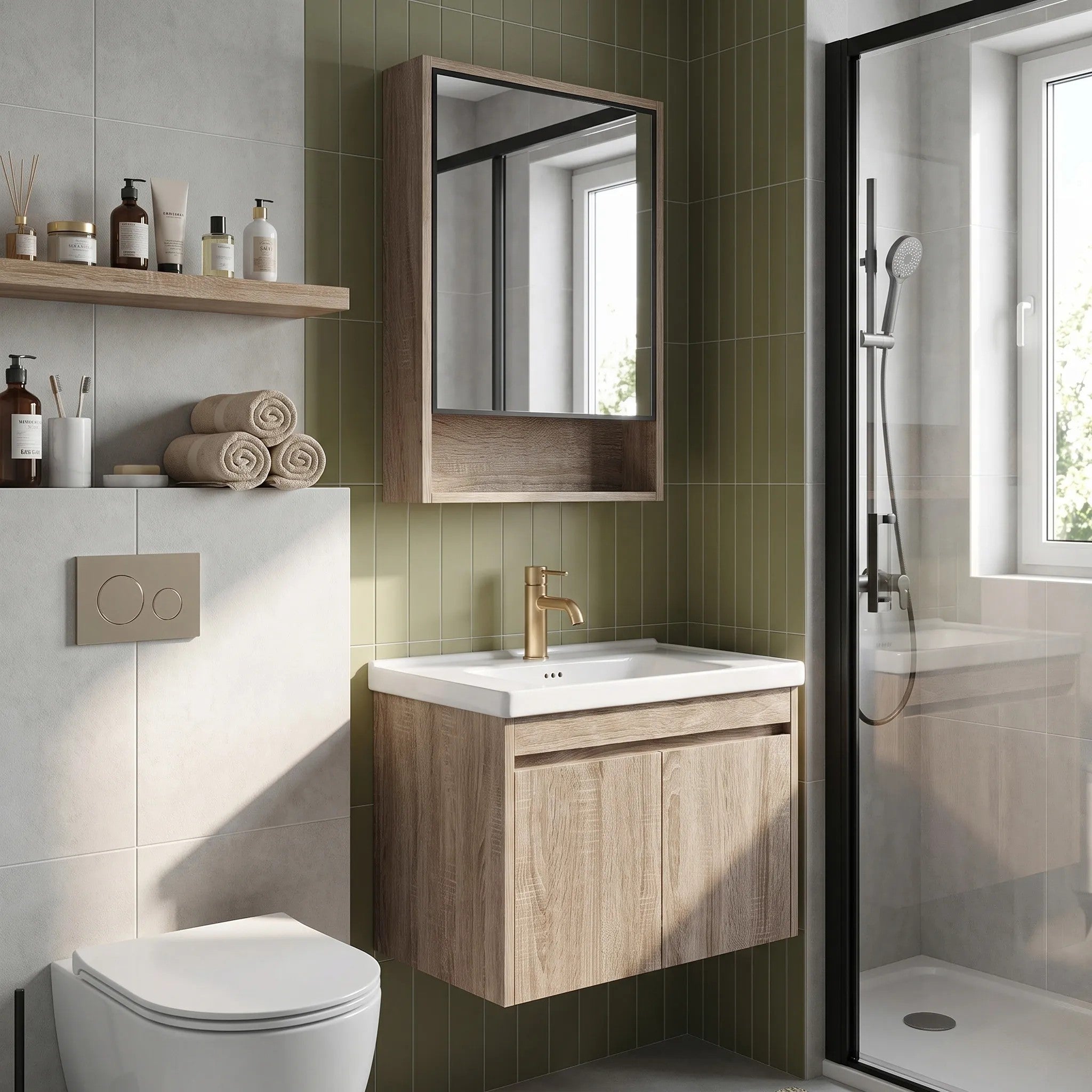Fürdőszobabútor Szett Mosdóval DB68-60 60CM 3