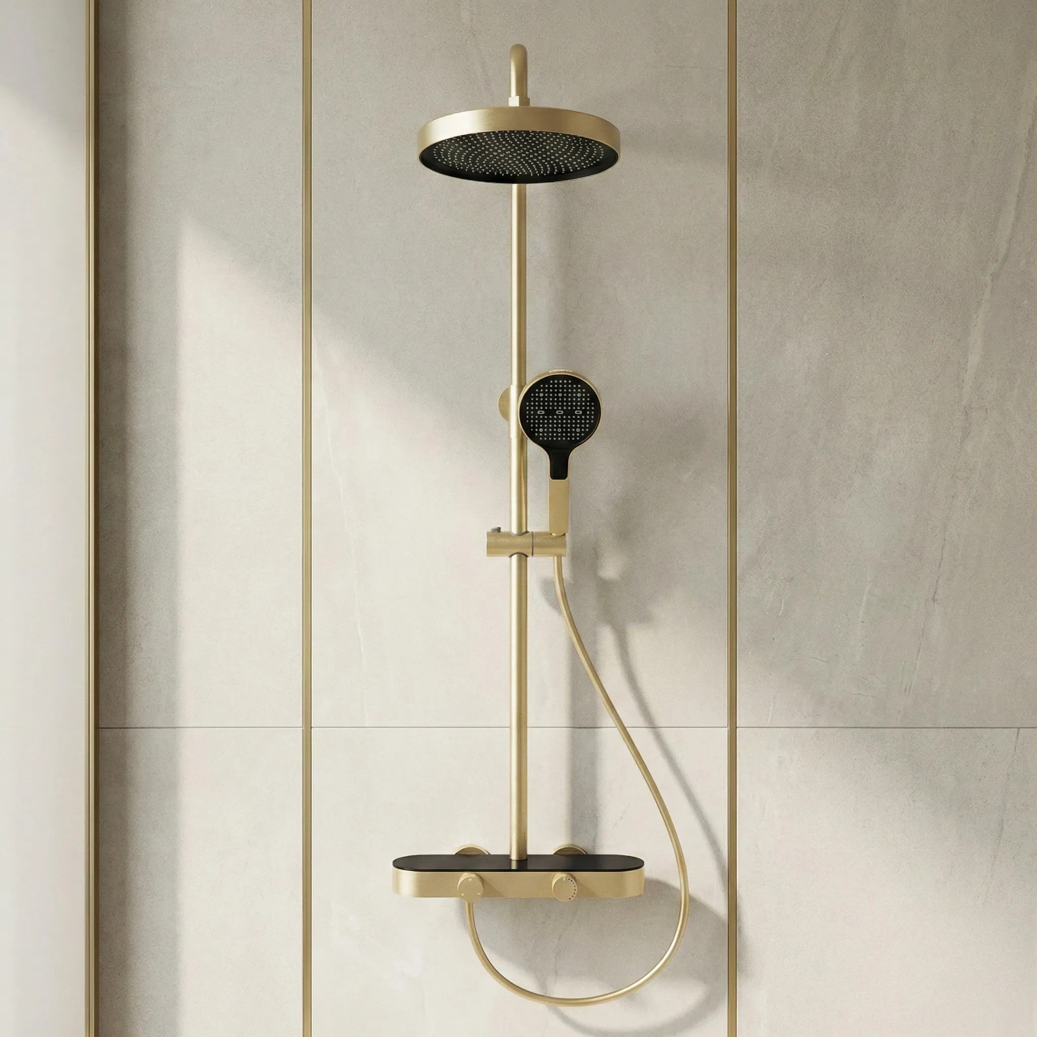 Zuhanyszett Rea Creo Brush Gold 3