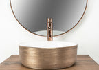 Pultos Mosdókagyló Rea Sami Brush Rose Gold 3
