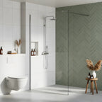 Zuhanyfal Rea Flexi Transparent / Chrome 70 3