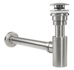Szifon Click-clack BRUSH NICKLE INOX 3