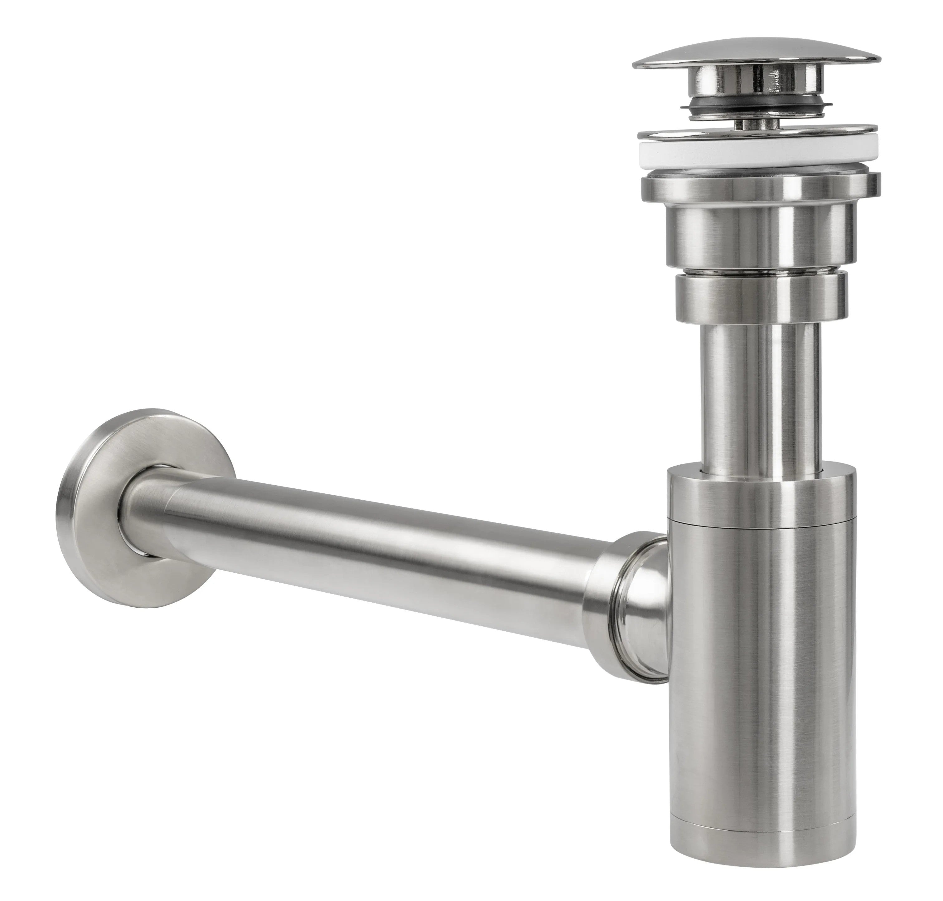 Szifon Click-clack BRUSH NICKLE INOX 3
