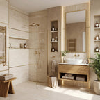 Öntapadós Dekorációs Szegélyléc Rea P14454 2cm Brush Gold 3